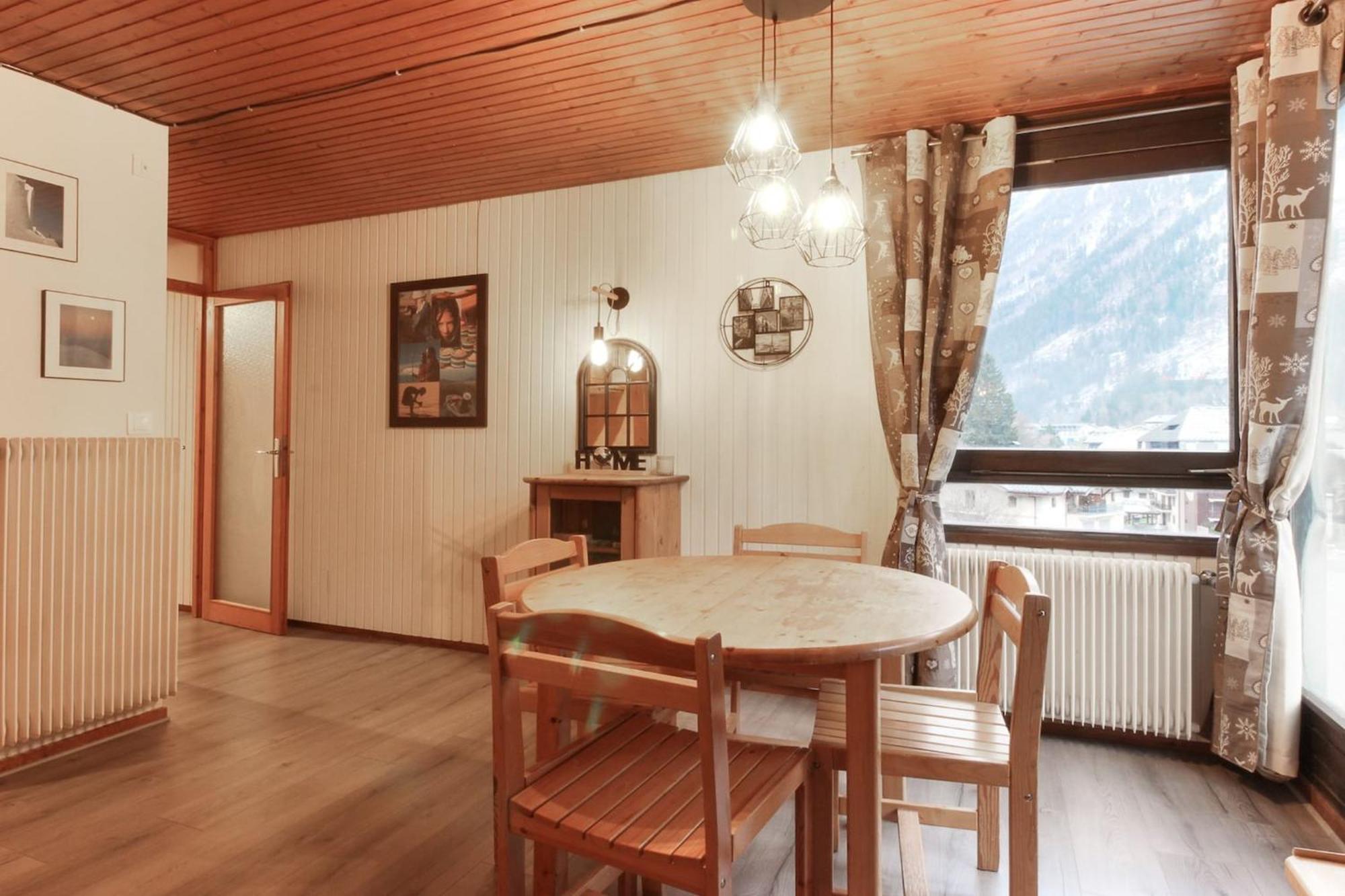 Ferienwohnung L'Aiguille - Center Of Chamonix - View Mont-Blanc Exterior foto